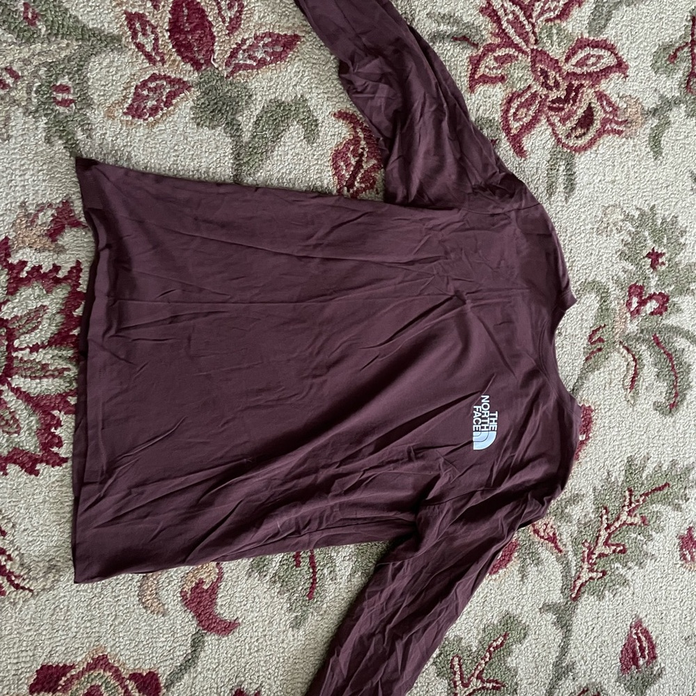 The North Face Burgundy Long Sleeve Top